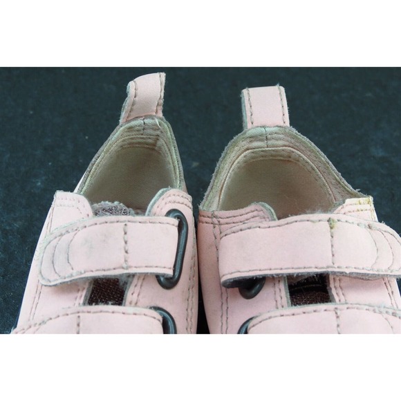 Converse All Star Toddler Girls 5 Medium Pink Low Top Leather - Picture 3 of 6